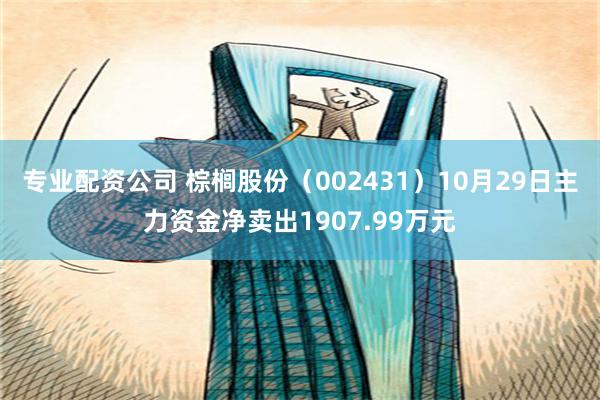 专业配资公司 棕榈股份（002431）10月29日主力资金净卖出1907.99万元