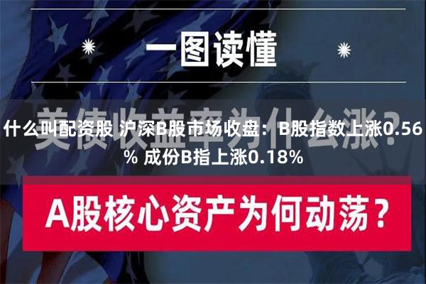 什么叫配资股 沪深B股市场收盘：B股指数上涨0.56% 成份B指上涨0.18%